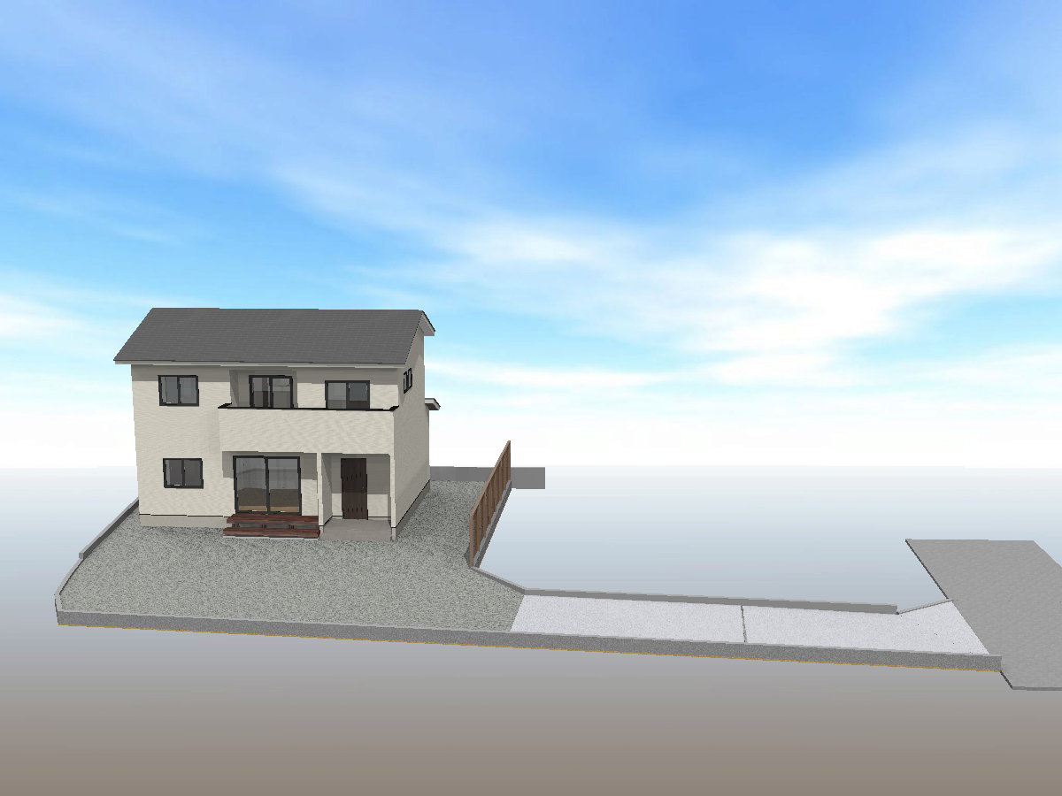 土地+建物（4LDK)+外構工事及び付帯設備含む総額￥3,878万円
立地条件：土地成型が良く駐車がスムーズな配置計画で日当たり良好な閑静な住宅地
建物のポイント：新築建売住宅　長期優良住宅認定・耐震性能は国内最高等級の3取得イメージ1