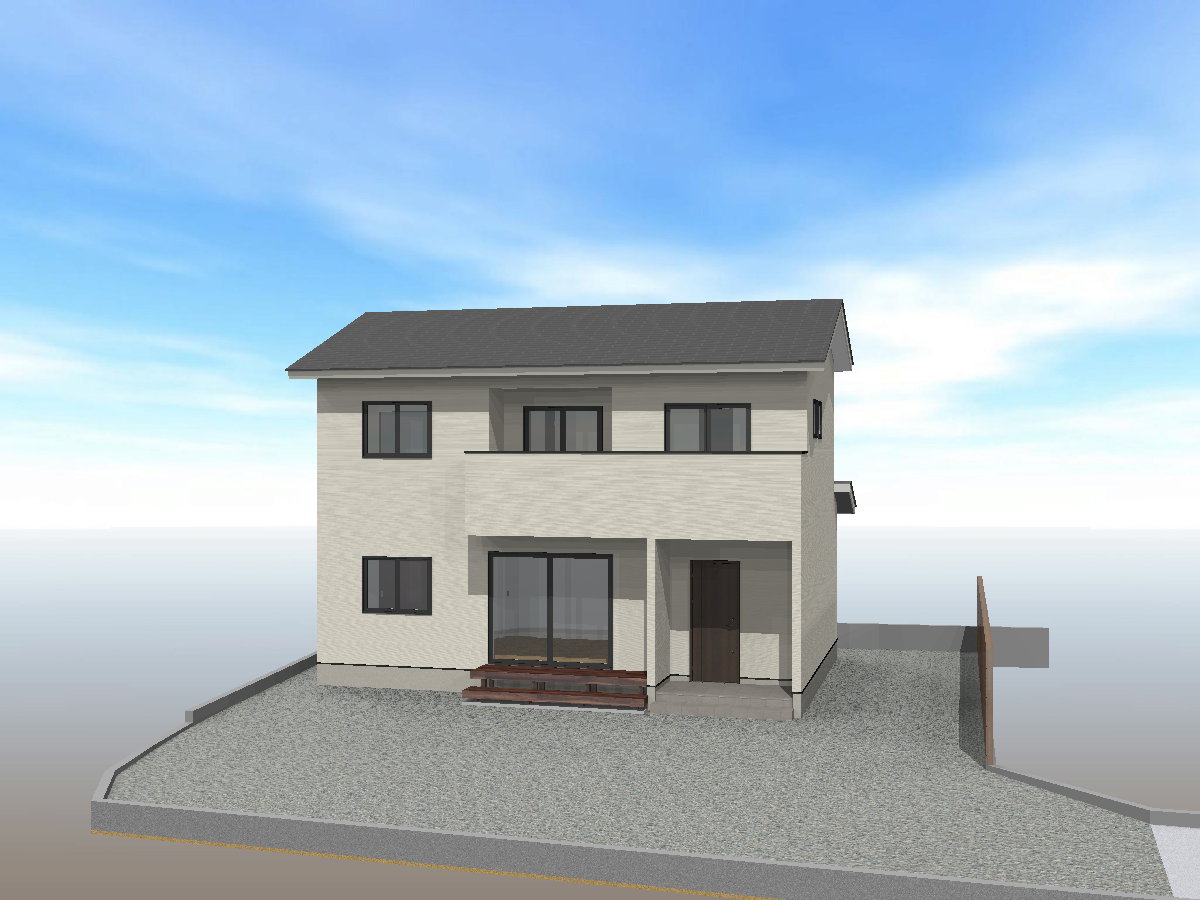 土地+建物（4LDK)+外構工事及び付帯設備含む総額￥3,878万円
立地条件：土地成型が良く駐車がスムーズな配置計画で日当たり良好な閑静な住宅地
建物のポイント：新築建売住宅　長期優良住宅認定・耐震性能は国内最高等級の3取得イメージ3